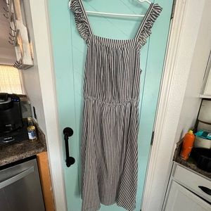 Old Navy Blue & White Striped Dress-Worn Only Once